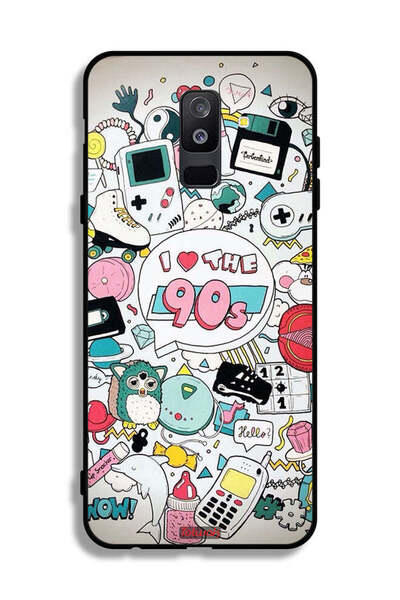 Tolwak غطاء حماية سامسونج جالكسي A6 بلس (2018) غطاء حماية أنا أحب التسعينيات