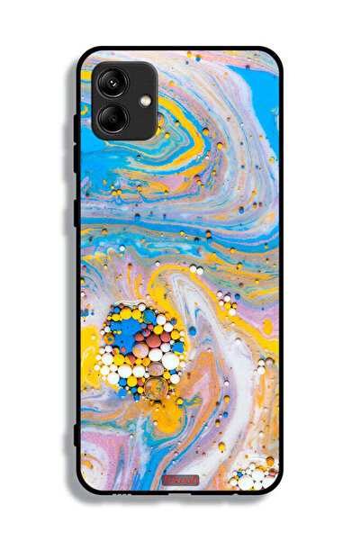 Tolwak Samsung Galaxy M04 Protective Case Cover Gems Colorful Abstraction