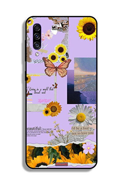 Tolwak غطاء حماية لهاتف Samsung Galaxy A50s بملصقات عباد الشمس الجميلة
