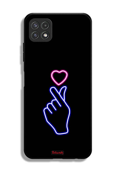 Tolwak غطاء حماية لهاتف Samsung Galaxy A22 5G بنقشة قلب سريع