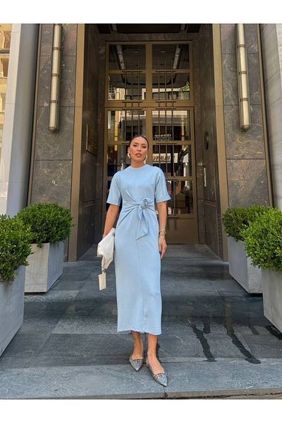 Friday Mood Rochie de bază cu mânecă scurtă pentru damă