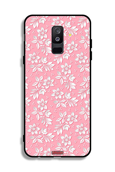 Tolwak Samsung Galaxy A6 Plus (2018) Protective Case Cover Flowers Background...