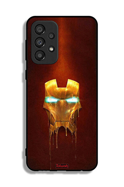 Tolwak غطاء حماية لهاتف سامسونج جالاكسي A33 5G بطبعة الرجل الحديدي مارفل كوميكس