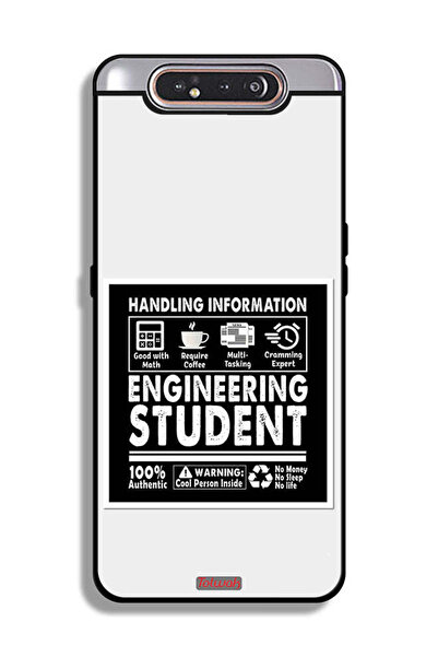 Tolwak غطاء حماية لهاتف Samsung Galaxy A80 - ملصق طالب هندسة