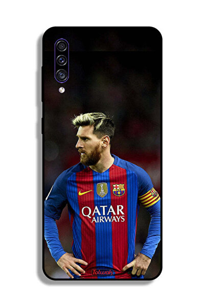 Tolwak غطاء حماية لهاتف سامسونج جالكسي A50s ميسي برشلونة