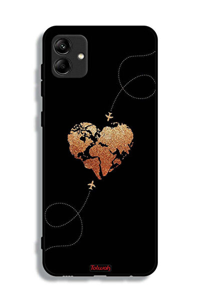 Tolwak غطاء واقي لغطاء الحماية Samsung Galaxy A04 غطاء حماية الطائرات الذي يلامس القلب