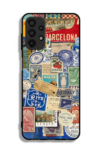 Tolwak Samsung Galaxy A13 4G Protective Case Cover Stickers Of Different Cities