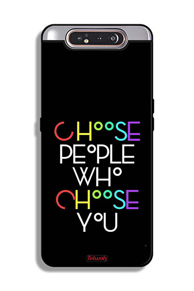Tolwak Samsung Galaxy A80 Protective Case Cover Choose People Who Choose You