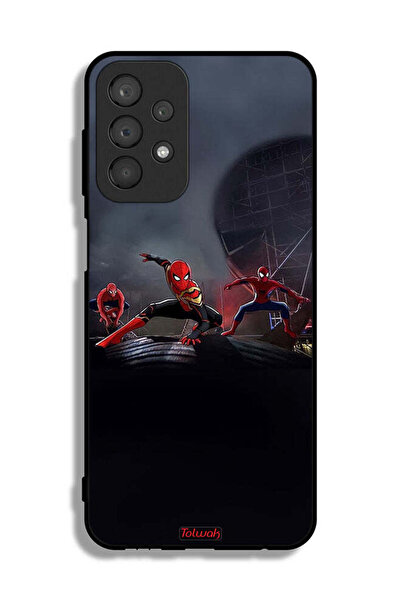 Tolwak Samsung Galaxy A23 Protective Case Cover Three Spiders