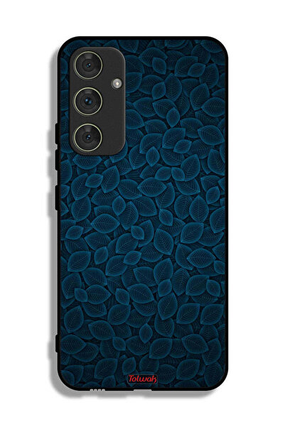 Tolwak غطاء حماية لهاتف سامسونج جالاكسي A54 5G بنقشة أوراق فنية رقمية