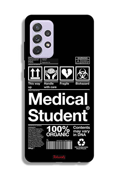 Tolwak غطاء حماية لهاتف Samsung Galaxy A72 5G، ملصق طالب الطب