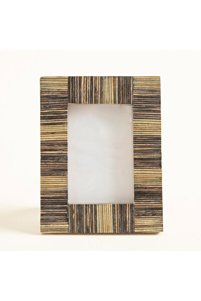 Chakra Sanian Fotoğraf Çerçevesi 15X20 Cm Natural-Lacivert