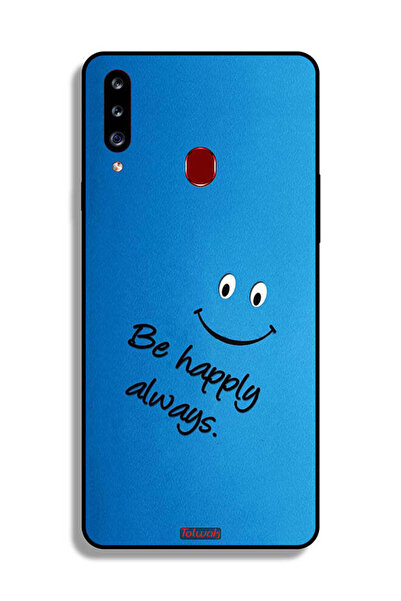 Tolwak غطاء حماية لهاتف سامسونج جالكسي A20s كن سعيدًا دائمًا