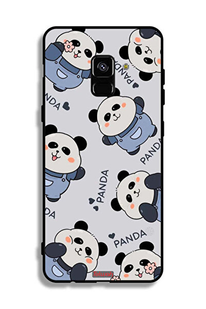 Tolwak غطاء حماية لهاتف سامسونج جالكسي A8 بلس (2018) بنمط الباندا