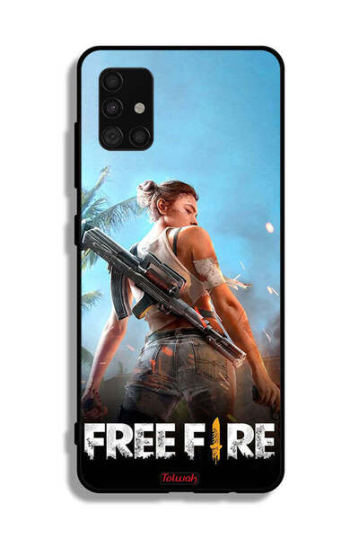 Tolwak غطاء حماية لهاتف سامسونج جالاكسي A51 4G فري فاير