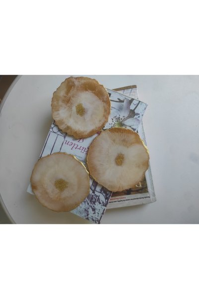 Parrio Handmade Epoxy Coasters (3 Pieces)
