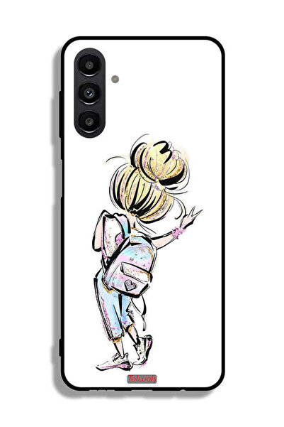 Tolwak غطاء حماية لهاتف سامسونج جالاكسي A13 5G، رسم فتاة العودة إلى المدرسة