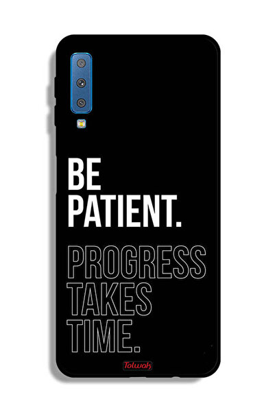 Tolwak غطاء حماية لهاتف Samsung Galaxy A7 (2018) - كن صبورًا، فالتقدم يستغرق ...