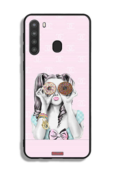 Tolwak غطاء حماية لهاتف سامسونج جالكسي A21 يحمل دونتين