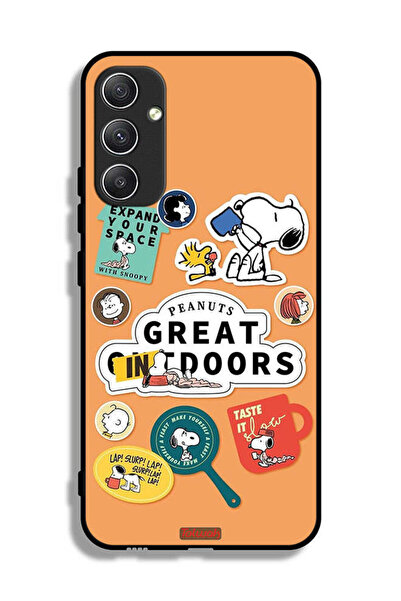 Tolwak غطاء حماية لهاتف سامسونج جالاكسي A34 5G بملصقات الفول السوداني