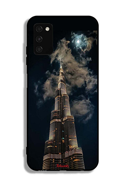Tolwak Samsung Galaxy A02s Protective Case Cover Burj Khalifa In Night