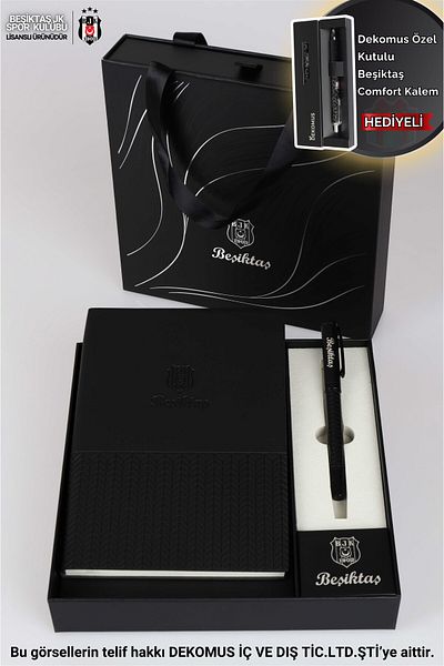 Beşiktaş ЛИЦЕНЗИРАН КОМПЛЕКТ КОЖЕНИ ХИМИКАЛКИ "DEKOMUS SPECIAL BOXED K" В КУТИЯ И ЧАНТИЧКА