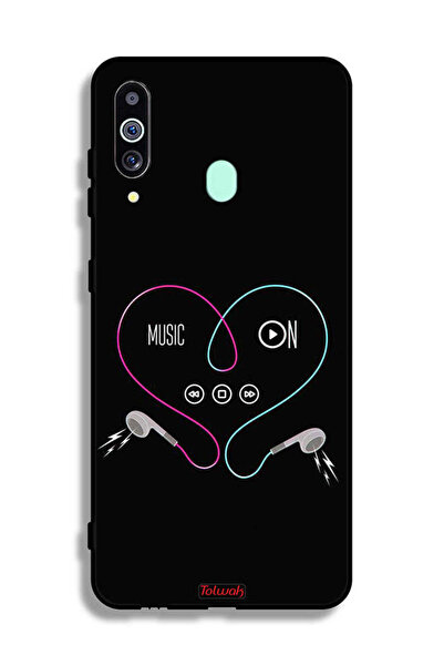 Tolwak غطاء حماية لهاتف Samsung Galaxy A60 مع موسيقى