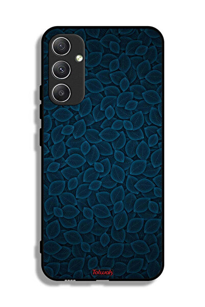 Tolwak غطاء حماية لهاتف سامسونج جالاكسي A34 5G بنقشة أوراق فنية رقمية