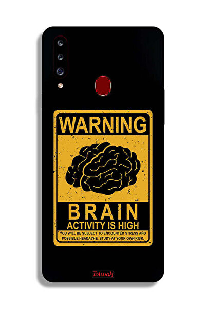Tolwak غطاء حماية لهاتف Samsung Galaxy A20s تحذير من ارتفاع نشاط الدماغ