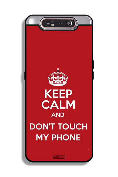Tolwak Samsung Galaxy A80 Protective Case Cover Keep Calm And Dont Touch My P...
