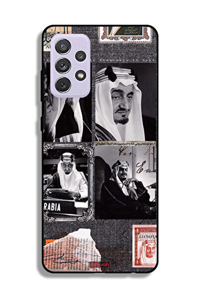 Tolwak غطاء حماية لهاتف سامسونج جالاكسي A72 5G، ملصق الملك فيصل العتيق