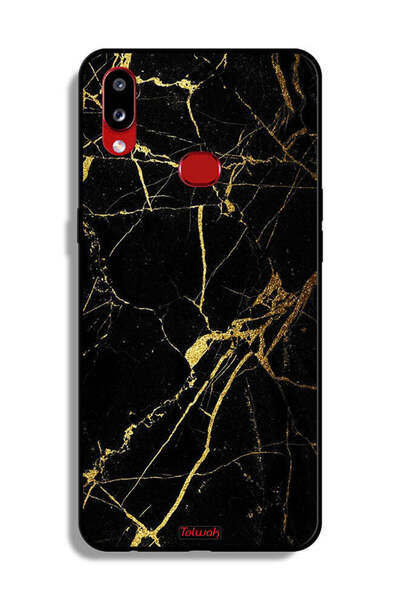 Tolwak Samsung Galaxy A10s Protective Case Cover Crack Marble