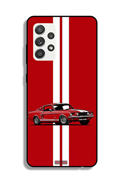 Tolwak Samsung Galaxy M32 5G Protective Case Cover Vintage Car Abstract Art