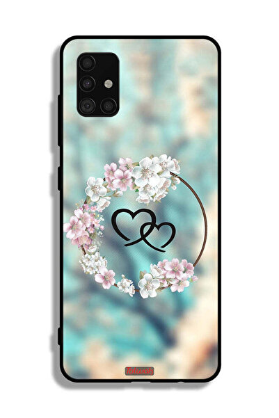 Tolwak غطاء حماية لهاتف سامسونج جالاكسي A51 5G برسومات قلوب في خاتم