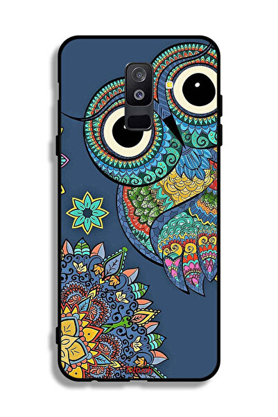 Tolwak غطاء حماية لهاتف سامسونج جالاكسي A6 بلس (2018) بتصميم بومة زهرية