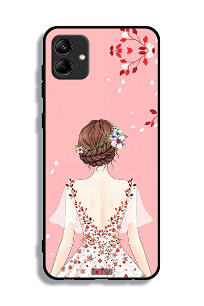 Tolwak غطاء واقي لغطاء واقي من سامسونج جالاكسي A04e غطاء واقي لفتاة واقفة