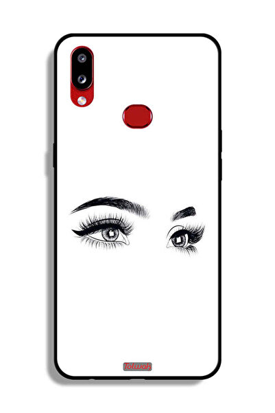 Tolwak غطاء حماية لهاتف سامسونج جالاكسي A10s برسومات عيون فنية