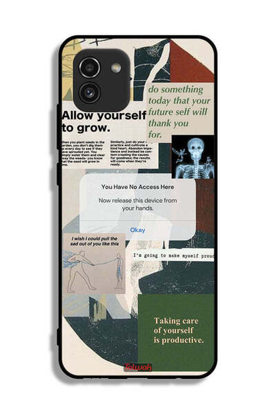 Tolwak غطاء حماية لهاتف Samsung Galaxy A03 اسمح لنفسك بالنمو