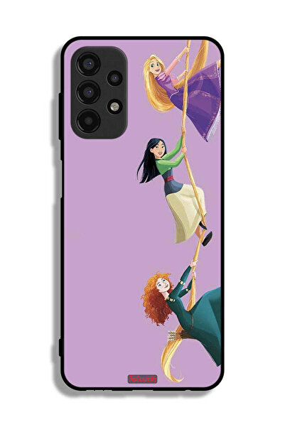 Tolwak Samsung Galaxy A13 4G Protective Case Cover Girls Climbing Art