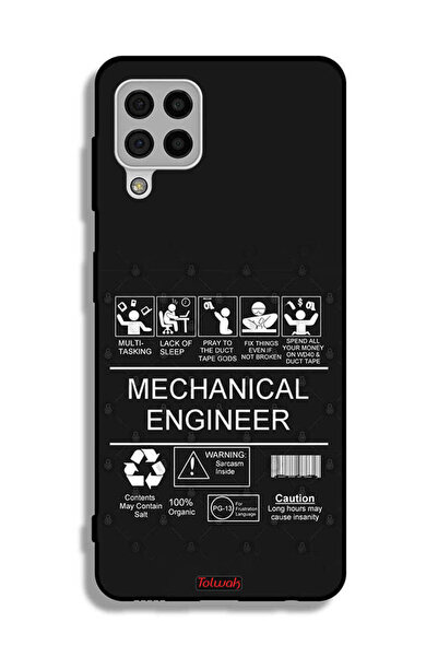 Tolwak غطاء حماية لهاتف سامسونج جالاكسي A22 4G، ملصق مهندس ميكانيكي