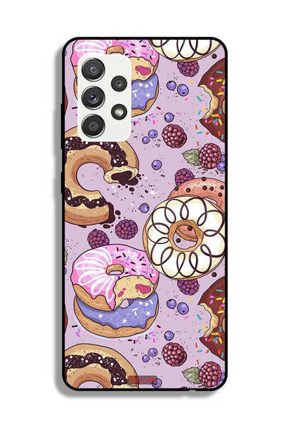 Tolwak غطاء حماية لهاتف سامسونج جالاكسي M32 5G برسومات دوناتس آرت