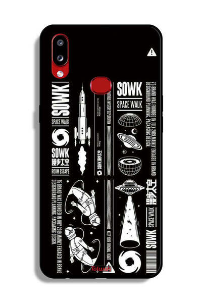 Tolwak غطاء حماية لهاتف Samsung Galaxy A10s ملصق Sowk Space Walk