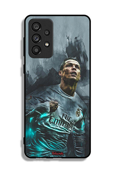 Tolwak غطاء حماية لهاتف سامسونج جالاكسي A73 5G برسومات كريستيانو رونالدو