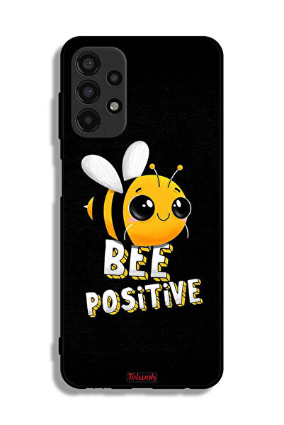 Tolwak Samsung Galaxy A13 4G Protective Case Cover Bee Positive