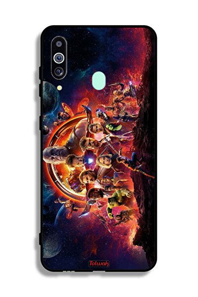 Tolwak غطاء حماية لهاتف سامسونج جالاكسي A60 من أفينجرز