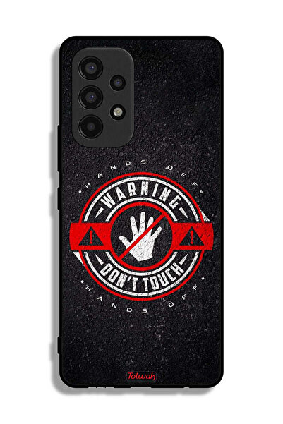 Tolwak Samsung Galaxy A53 5G Protective Case Cover Warning Do Not Touch