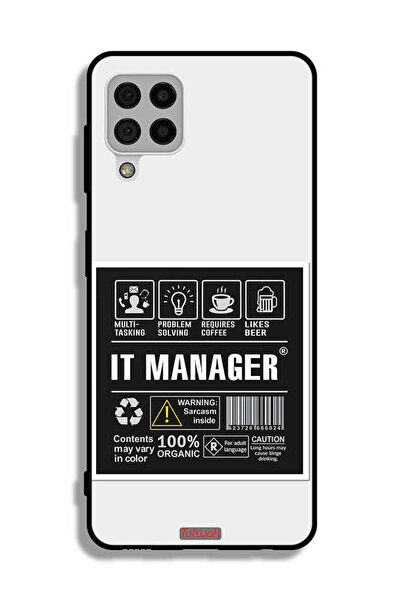 Tolwak غطاء حماية لهاتف Samsung Galaxy A22 4G - ملصق مدير تكنولوجيا المعلومات