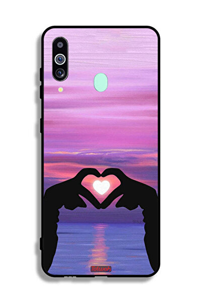 Tolwak غطاء حماية بتصميم قلب وقمر من سامسونج جالكسي M40