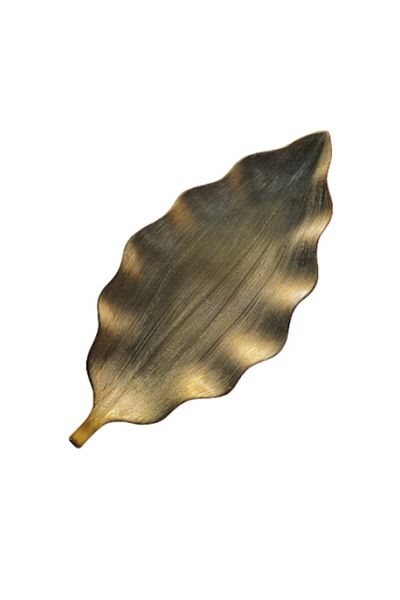 Maloom Copper ceramic platter, Frunza, Malooki