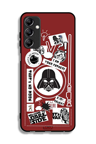 Tolwak غطاء حماية لهاتف Samsung Galaxy A24 4G ملصق Welcome To The Dark Side